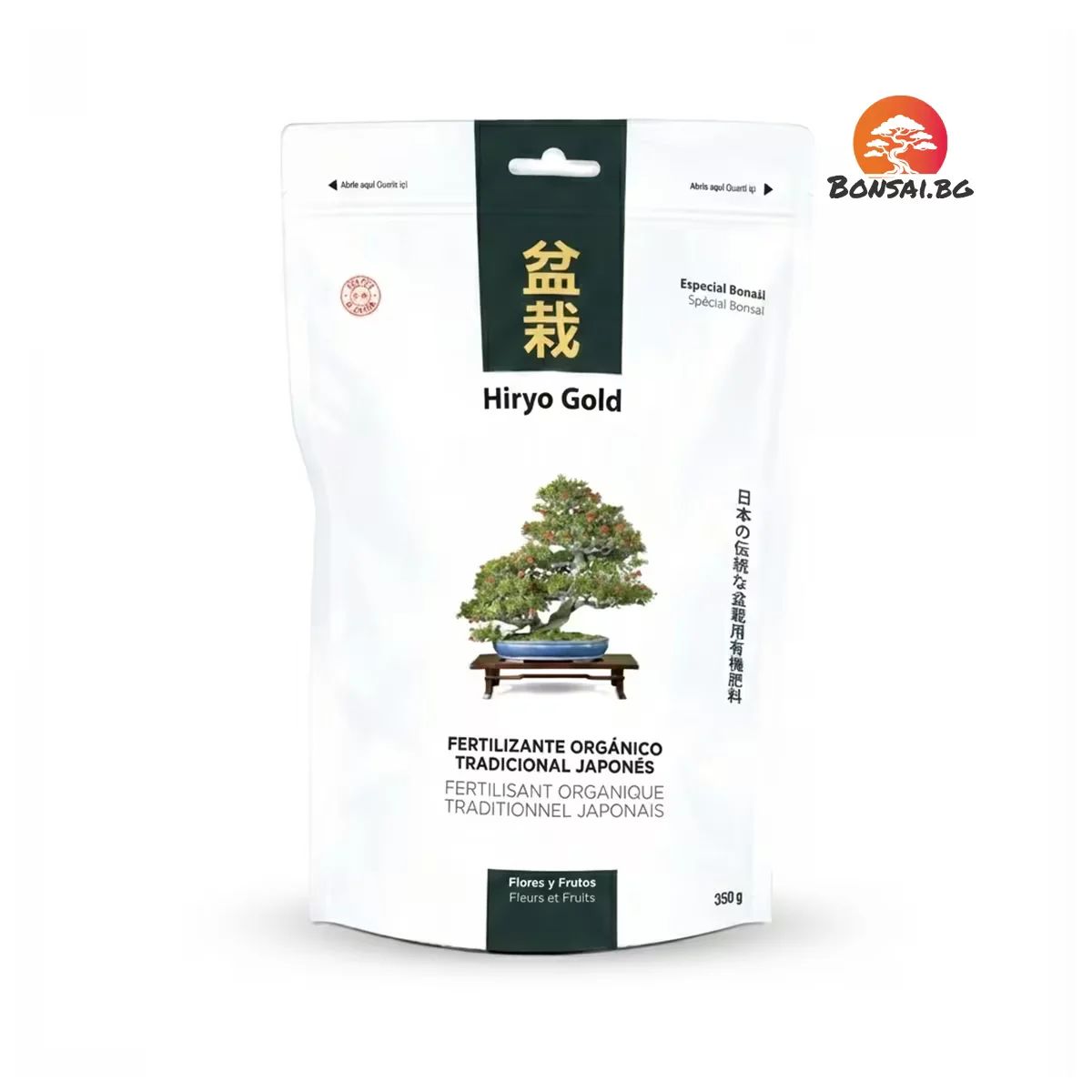 1 kg. Hiryo Gold Flowers and Fruits N4-P6-K8: Тор за Цъфтящи Бонсаи