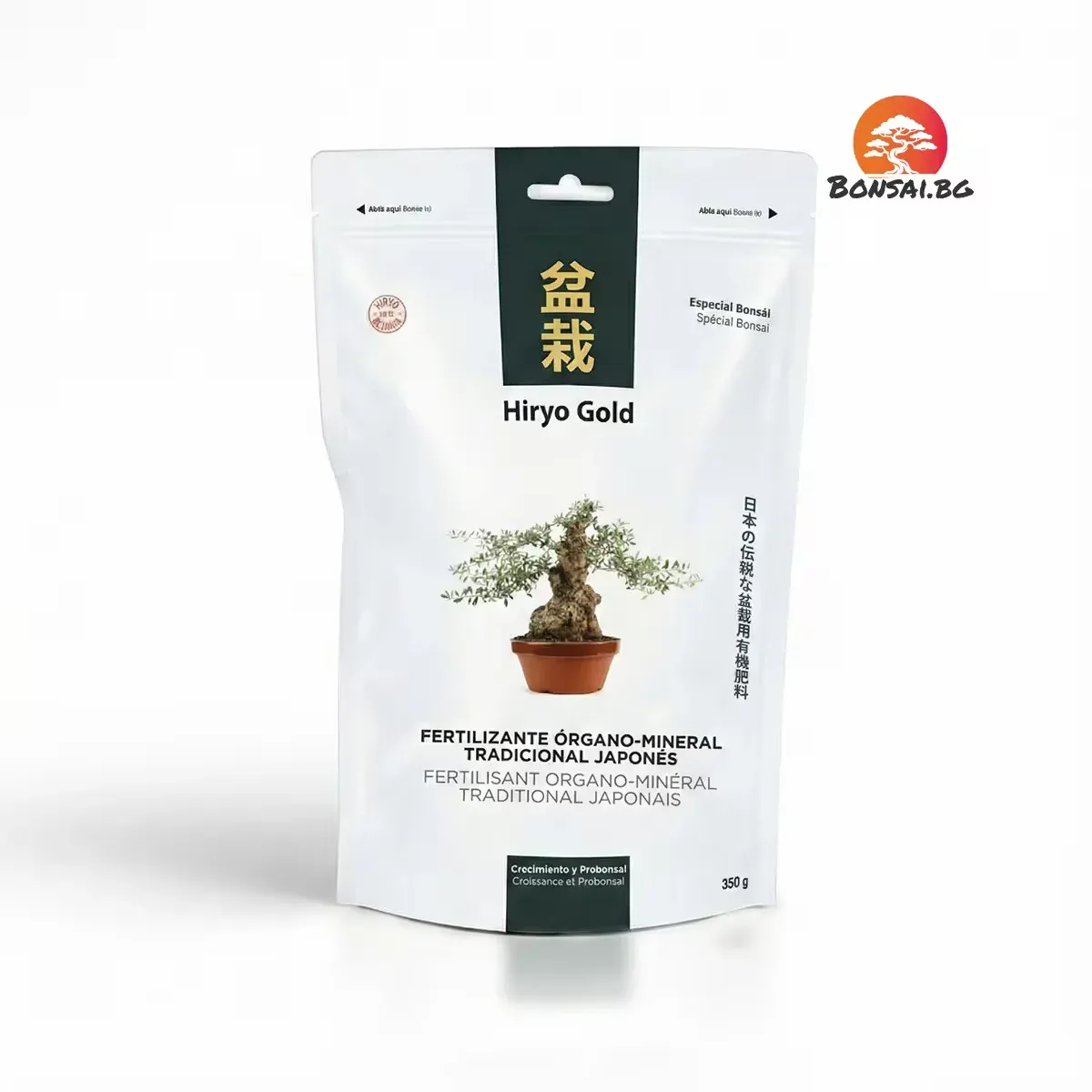 1 kg Hiryo Gold Growth and Pre-Bonsai: Органичен тор за растеж и пре-бонсай (N10-P6-K8)